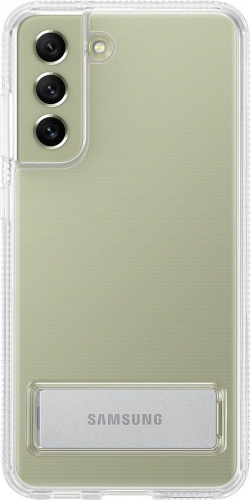 Чехол (клип-кейс) Samsung для Samsung Galaxy S21 FE Clear Standing Cover прозрачный (EF-JG990CTEGRU) фото 5