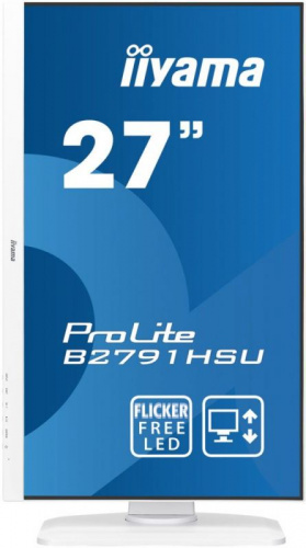 Монитор Iiyama 27" ProLite B2791HSU-W1 белый TN LED 1ms 16:9 HDMI M/M матовая HAS Pivot 300cd 170гр/160гр 1920x1080 D-Sub DisplayPort FHD USB 6.9кг фото 5