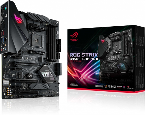 Материнская плата Asus ROG STRIX B450-F GAMING II Soc-AM4 AMD B450 4xDDR4 ATX AC`97 8ch(7.1) GbLAN RAID+HDMI+DP фото 6