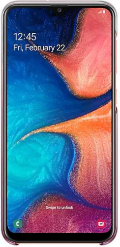 Чехол (клип-кейс) Samsung для Samsung Galaxy A20 Gradation Cover розовый (EF-AA205CPEGRU) фото 5