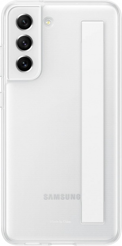Чехол (клип-кейс) Samsung для Samsung Galaxy S21 FE Slim Strap Cover белый (EF-XG990CWEGRU) фото 7