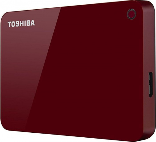 Жесткий диск Toshiba USB 3.0 2Tb HDTC920ER3AA Canvio Advance 2.5" красный фото 4