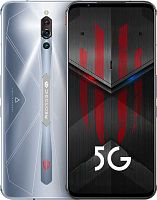 Смартфон Nubia Red Magic 5S 128Gb 8Gb серебристый моноблок 3G 4G 2Sim 6.65" 1080x2340 Android 10 64Mpix 802.11 a/b/g/n/ac/ax NFC GPS GSM900/1800 GSM1900 TouchSc Ptotect MP3 FM A-GPS