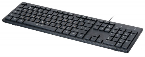 Клавиатура Оклик 520M2U черный/черный USB slim Multimedia фото 12