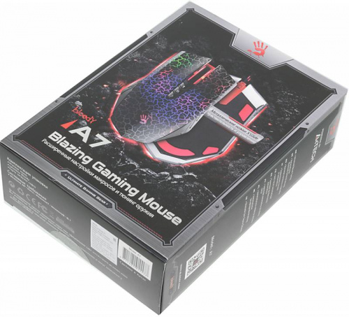 Мышь A4Tech Bloody A7 черный оптическая (6200dpi) USB (8but) фото 3