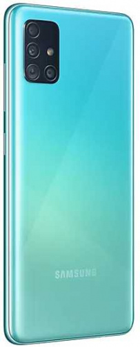 Смартфон Samsung SM-A515F Galaxy A51 64Gb 4Gb голубой моноблок 3G 4G 2Sim 6.5" 1080x2400 Android 10 48Mpix 802.11 a/b/g/n/ac NFC GPS GSM900/1800 GSM1900 TouchSc MP3 microSD max512Gb фото 4