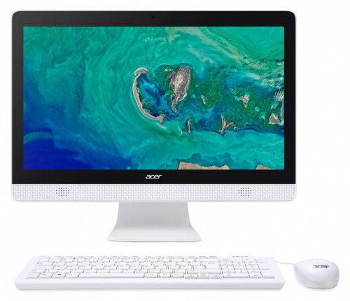 Моноблок Acer Aspire C20-820 19.5" HD+ Cel J3060 (1.6)/4Gb/500Gb 5.4k/HDG400/CR/Windows 10 Home/GbitEth/WiFi/BT/45W/клавиатура/мышь/Cam/белый 1600x900 фото 5