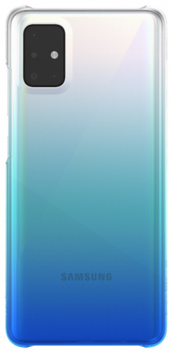 Чехол (клип-кейс) Samsung для Samsung Galaxy A51 WITS Gradation Hard Case синий (GP-FPA515WSBLR)
