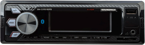Автомагнитола Soundmax SM-CCR3183FB 1DIN 4x40Вт (SM-CCR3183FB(ЧЕРНЫЙ)\G) фото 7