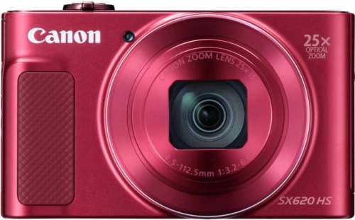 Фотоаппарат Canon PowerShot SX620 HS красный 20.2Mpix Zoom25x 3" 1080p SDXC/SD/SDHC CMOS 1x2.3 IS opt 5minF 2.5fr/s 30fr/s HDMI/WiFi/NB-13L фото 2