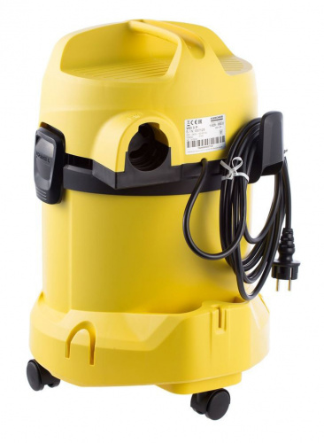 Строительный пылесос Karcher WD 3 P 1000Вт (уборка: сухая/сбор воды) желтый фото 4
