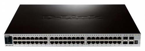 Коммутатор D-Link DGS-3420-52T/B1A 48G 4SFP+ управляемый