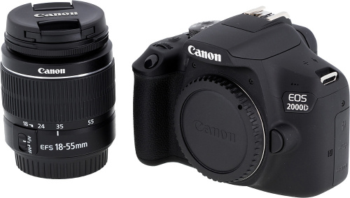 Зеркальный Фотоаппарат Canon EOS 2000D черный 24.1Mpix 18-55mm f/3.5-5.6 III 3" 1080p Full HD SDXC Li-ion (с объективом) фото 11
