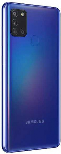 Смартфон Samsung SM-A217F Galaxy A21s 64Gb 4Gb синий моноблок 3G 4G 2Sim 6.5" 720x1600 Android 10 48Mpix 802.11 a/b/g/n/ac NFC GPS GSM900/1800 GSM1900 TouchSc MP3 microSD max512Gb фото 5