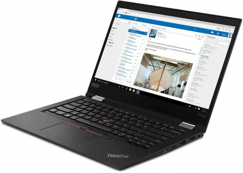 Ноутбук Lenovo ThinkPad X13 Yoga G1 T Core i5 10210U/16Gb/SSD512Gb/Intel UHD Graphics/13.3"/IPS/Touch/FHD (1920x1080)/Windows 10 Professional 64/black/WiFi/BT/Cam фото 4