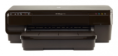 Принтер струйный HP OfficeJet 7110 WF (CR768A) A3+ WiFi USB RJ-45 черный фото 3