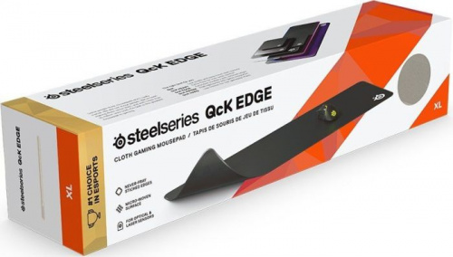 Коврик для мыши Steelseries QcK Edge XL черный 900x300x2мм фото 5