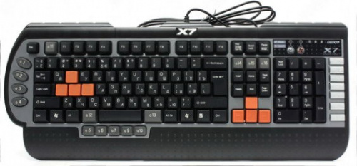 Клавиатура A4Tech G800V черный USB Multimedia for gamer фото 2