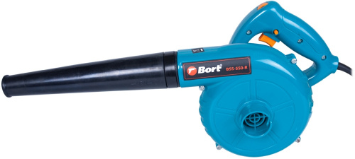 Воздуходувка Bort BSS-550-R 550Вт пит.:от сети синий фото 2