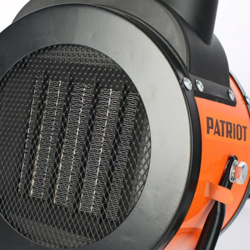 Тепловая пушка электрическая Patriot PTR 3 S оранжевый/черный фото 5