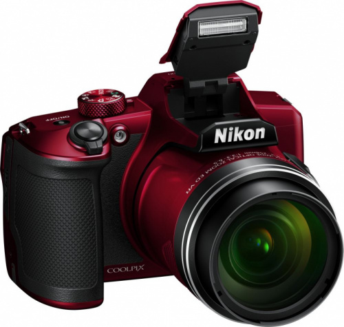 Фотоаппарат Nikon CoolPix B600 красный 16Mpix Zoom60x 3" 1080p SDXC CMOS 1x2.3 IS opt 1minF VF HDMI/WiFi/EN-EL12 фото 3