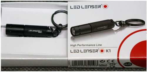 Фонарь ручной Led Lenser K1 черный лам.:светодиод. LR41x4 (8201) фото 3