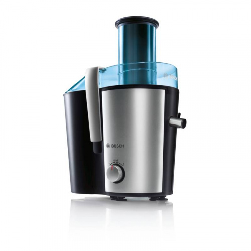 Соковыжималка центробежная Bosch MES3500 700Вт рез.сок.:1250мл. серебристый/синий фото 2