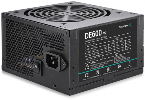 Блок питания Deepcool ATX 450W DE600 V2 80 PLUS WHITE (20+4pin) APFC 120mm fan 4xSATA RTL фото 4