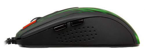 Мышь A4 XL-750BK зеленый/черный лазерная (3600dpi) USB2.0 (6but) фото 3