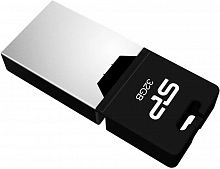 Флеш Диск Silicon Power 32Gb Mobile X20 SP032GBUF2X20V1K USB2.0 серебристый