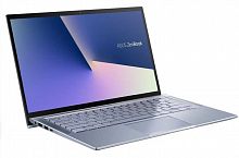 Ноутбук Asus Zenbook UM431DA-AM010T Ryzen 5 3500U/8Gb/SSD256Gb/AMD Radeon Vega 8/14"/IPS/FHD (1920x1080)/Windows 10/lt.blue/WiFi/BT/Cam/Bag