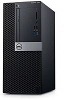 ПК Dell Optiplex 7060 MT i5 8500 (3)/8Gb/1Tb 7.2k/R5 430 2Gb/DVDRW/Linux/GbitEth/200W/клавиатура/мышь/черный/серебристый
