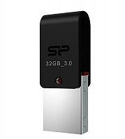 Флеш Диск Silicon Power 32Gb X31 SP032GBUF3X31V1K USB3.0 серебристый