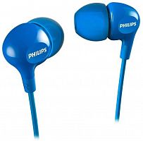 Гарнитура вкладыши Philips SHE3555BL/00 1.2м синий проводные в ушной раковине