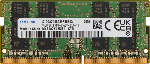 Память DDR4 16Gb 2666MHz Samsung M471A2K43DB1-CTD OEM PC4-21300 CL19 SO-DIMM 260-pin 1.2В original dual rank фото 2