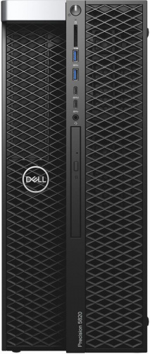 ПК Dell Precision T5820 MT Core i9 10900X (3.7) 16Gb SSD256Gb DVDRW Windows 10 Professional GbitEth 950W клавиатура мышь черный фото 3