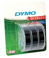Картридж ленточный Dymo Omega S0847730 белый/черный набор x3упак. для Dymo