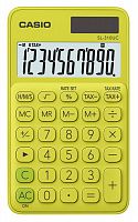 Калькулятор карманный Casio SL-310UC-YG-S-EC желтый/зеленый 10-разр.