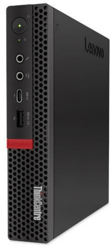 ПК Lenovo ThinkCentre M75q-1 slim Ryzen 3 PRO 3200GE (3.3)/4Gb/SSD256Gb/Vega 8/noOS/GbitEth/WiFi/BT/65W/клавиатура/мышь/черный