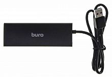 Разветвитель USB 3.0 Buro BU-HUB4-0.5-U3.0 4порт. черный