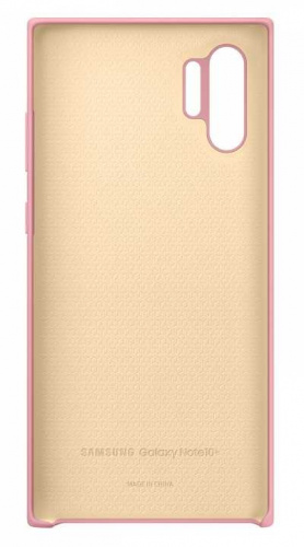 Чехол (клип-кейс) Samsung для Samsung Galaxy Note 10+ Silicone Cover розовый (EF-PN975TPEGRU) фото 3