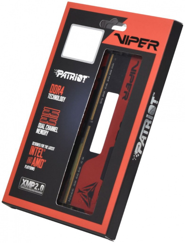 Память DDR4 2x4GB 2666MHz Patriot PVE248G266C6K Viper EliteII RTL PC4-21300 CL16 DIMM 288-pin 1.2В kit с радиатором Ret фото 10