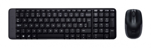 Клавиатура + мышь Logitech MK220 (Ru layout) клав:черный мышь:черный USB беспроводная (920-003169) фото 2