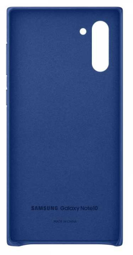 Чехол (клип-кейс) Samsung для Samsung Galaxy Note 10 Leather Cover синий (EF-VN970LLEGRU) фото 3