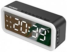 Радиобудильник Hyundai H-RCL430 черный LED подсв:белая часы:цифровые FM