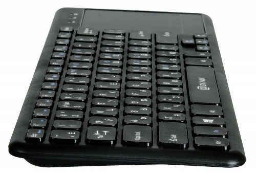 Клавиатура Оклик 830ST черный USB беспроводная slim Multimedia Touch фото 7