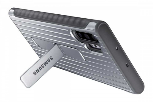 Чехол (клип-кейс) Samsung для Samsung Galaxy Note 10+ Protective Standing Cover серебристый (EF-RN975CSEGRU) фото 7
