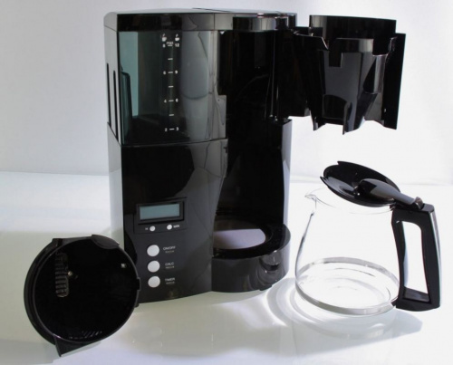 Кофеварка капельная Melitta Optima Timer 850Вт черный фото 3