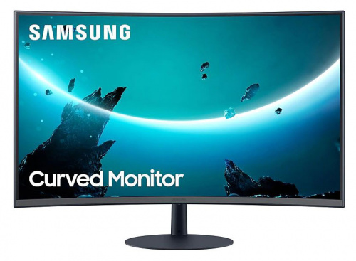 Монитор Samsung 31.5" C32T550FDI темно-серый VA LED 16:9 HDMI матовая 250cd 178гр/178гр 1920x1080 D-Sub DisplayPort FHD 6.4кг