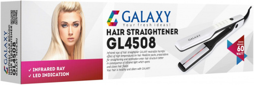 Выпрямитель Galaxy GL 4508 60Вт белый (макс.темп.:200С) фото 4